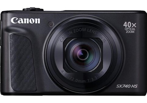Canon Powershot Sx740 Hs 4K Kompakt Dijital Fotoğraf Makinesi Siyah