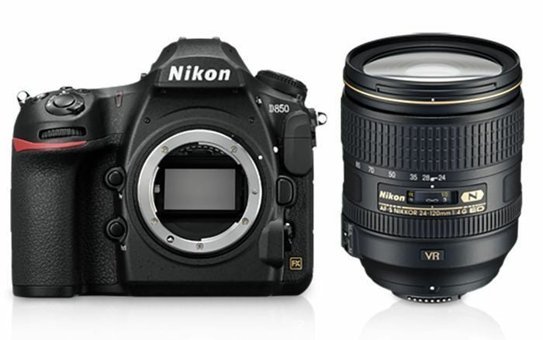 Nikon D850 24-120 mm Full HD DSLR Dijital Fotoğraf Makinesi Siyah