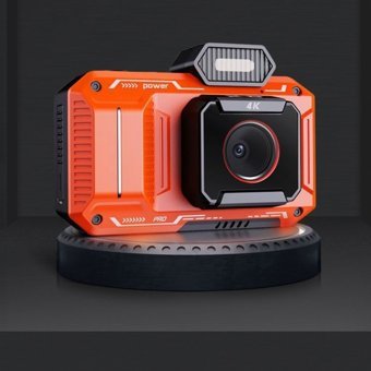 Ikkb D52 4K Kompakt Dijital Fotoğraf Makinesi Turuncu
