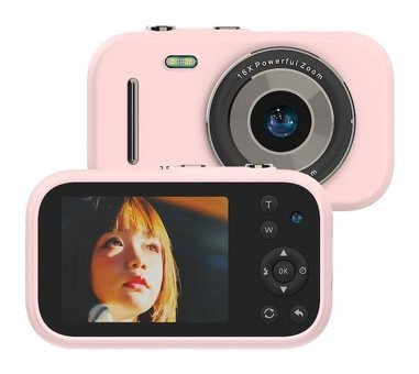 Mengtuo H17 Full HD Kompakt Dijital Fotoğraf Makinesi Pembe