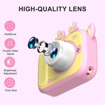 Hallow D12247Bl-1 Mini Full HD Kompakt Dijital Fotoğraf Makinesi Mavi