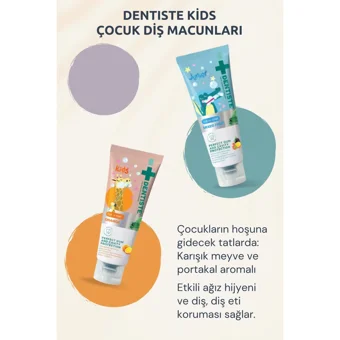 Dentiste Meyveli Organik Florürsüz 6 Yaş Çocuk Diş Macunu 60 gr
