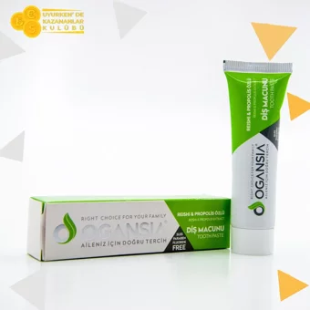 Easyso Ogansia Mantarlı Organik Florürsüz Diş Macunu 75 ml