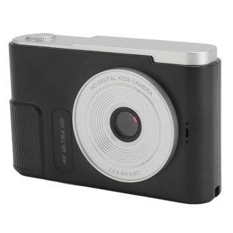 Asixxsix 2.4 inç Mini 4K Kompakt Dijital Fotoğraf Makinesi Siyah