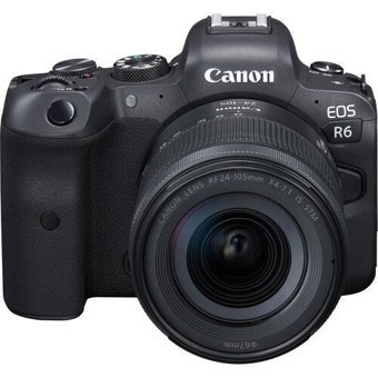 Canon Eos R6 Body 24-105 mm 4K DSLR Dijital Fotoğraf Makinesi Siyah