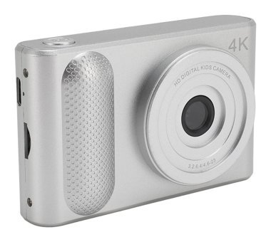 Asixxsix 2.4 inç Mini 4K 48 MP Kompakt Dijital Fotoğraf Makinesi Gümüş