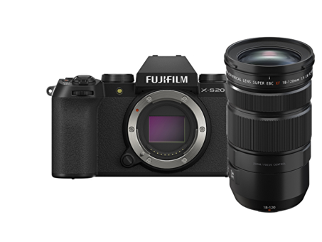 Fujifilm X-S20 18-120 mm Full HD Aynasız Dijital Fotoğraf Makinesi Siyah
