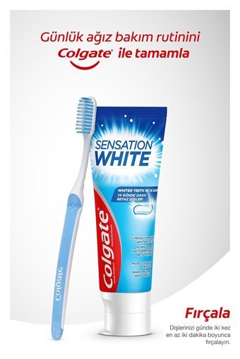 Colgate Beyazlatıcı Karbonlu Florürlü Diş Macunu 2x75 ml