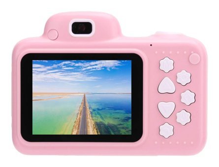Garsent 2.4 inç mini Full HD Kompakt Dijital Fotoğraf Makinesi Pembe