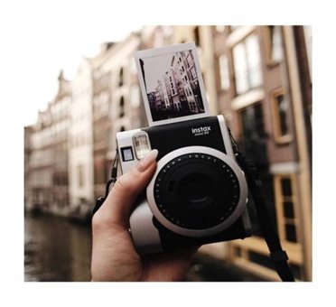 Fujifilm Instax Mini 90 Şipşak Mini Full HD Kompakt Dijital Fotoğraf Makinesi Siyah