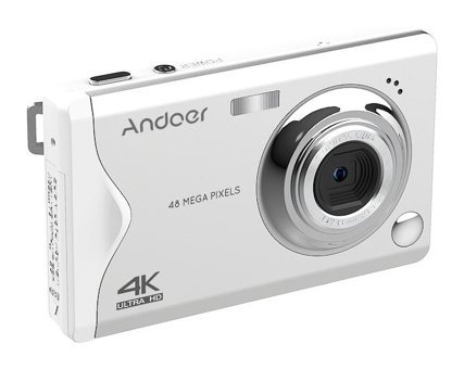 Andoer Db0030W Full HD Kompakt Dijital Fotoğraf Makinesi Beyaz