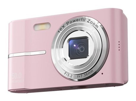 Ikkb M03 Full HD Kompakt Dijital Fotoğraf Makinesi Pembe