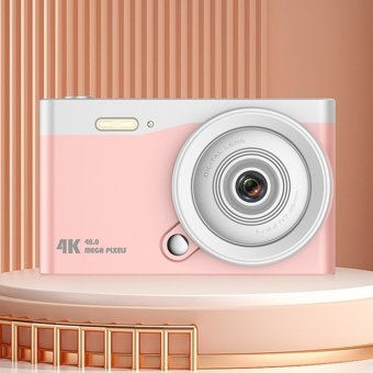 Ikkb S10 4K Kompakt Dijital Fotoğraf Makinesi Pembe