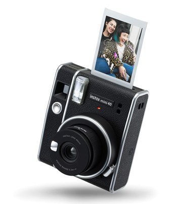 Fujifilm Instax Mini 40 Şipşak Mini Full HD Kompakt Dijital Fotoğraf Makinesi Siyah + 40 Adet Fotoğraf Filmi