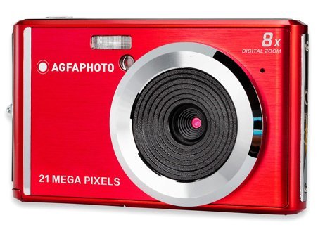 Agfaphoto Realishot Dc5200 Full HD Kompakt Dijital Fotoğraf Makinesi Kırmızı