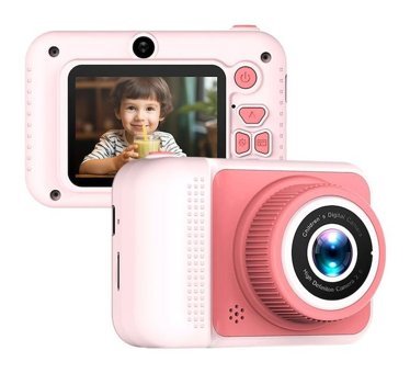 Hallow D12712Bl Mini Full HD Kompakt Dijital Fotoğraf Makinesi Pembe