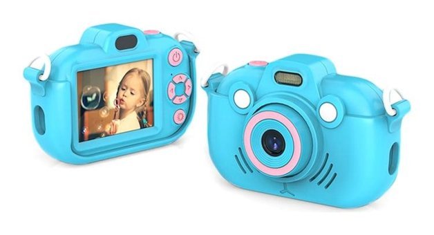 Hallow D12440Bl Mini Full HD Kompakt Dijital Fotoğraf Makinesi Mavi