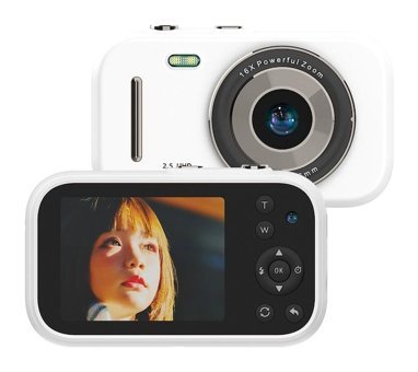 Mengtuo H17 Full HD Kompakt Dijital Fotoğraf Makinesi Beyaz