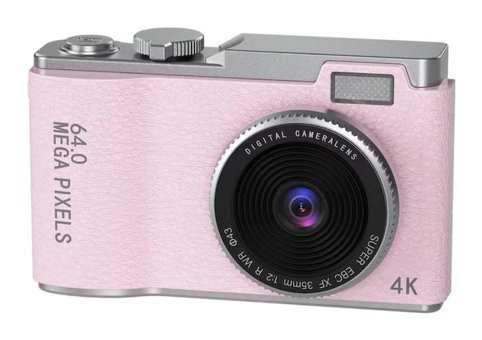 Ikkb A1000 4K Kompakt Dijital Fotoğraf Makinesi Pembe