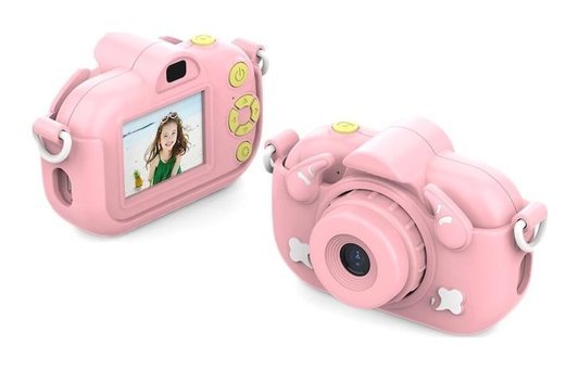 Hallow D12441P Mini Full HD Kompakt Dijital Fotoğraf Makinesi Pembe