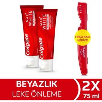 Colgate Max White Naneli Florürlü Diş Macunu 2x75 ml