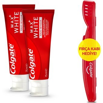 Colgate Max White Naneli Florürlü Diş Macunu 2x75 ml