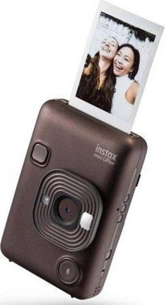 Fujifilm Instax Mini Liplay Şipşak Mini Full HD Kompakt Dijital Fotoğraf Makinesi Kahverengi
