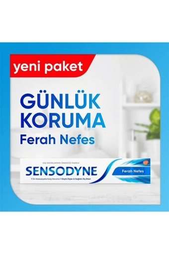 Sensodyne Ferah Nefes Florürlü Diş Macunu 2x100 ml