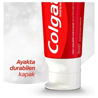 Colgate Optic White Anında Beyazlık Naneli Organik Florürlü Diş Macunu 4x75 ml