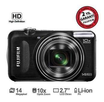 Fujifilm Finepix T200 Full HD Kompakt Dijital Fotoğraf Makinesi Siyah