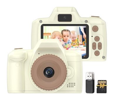 Hallow H10 Mini Full HD Kompakt Dijital Fotoğraf Makinesi Bej