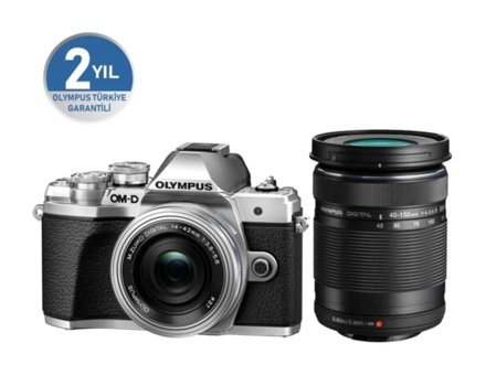 Olympus Om-D E-M10 Mark Iıı 14-42 mm Full HD Aynasız Dijital Fotoğraf Makinesi Gümüş