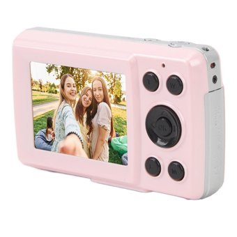 Cuifati 2.4 inç Mini Full HD 16 MP Kompakt Dijital Fotoğraf Makinesi Pembe