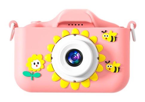 Rodrigo Ayçiçeği Mini Full HD Kompakt Dijital Fotoğraf Makinesi Pembe
