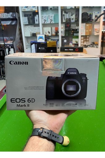 Canon Eos 6D Mark2 Body 24-70 mm 4K DSLR Dijital Fotoğraf Makinesi Siyah