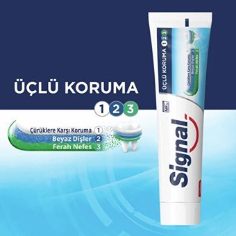 Signal Üçlü Koruma Naneli Florürlü Diş Macunu 5x120 ml