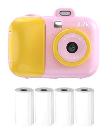 Hallow D12442P Mini Full HD Kompakt Dijital Fotoğraf Makinesi Pembe