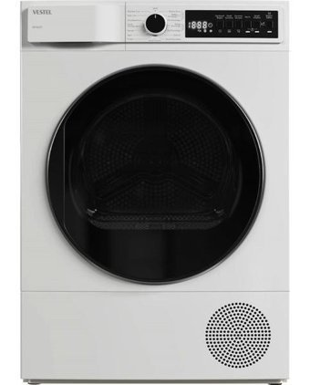 Vestel KM 86201 8 kg A++ Enerji Sınıfı Beyaz Isı Pompalı Kurutma Makinesi
