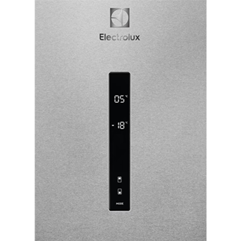 Electrolux Lnt6Me46X3 Çift Kapılı No Frost E 344 lt Klasik Gri Alttan Donduruculu Kombi Tipi Buzdolabı