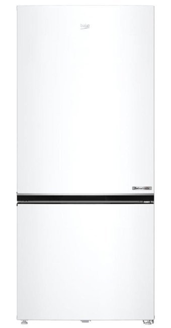 Beko 683614 IEB Çift Kapılı No Frost D 615 lt Klasik Beyaz Alttan Donduruculu Kombi Tipi Buzdolabı