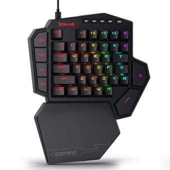 Redragon K585 Dıtı İngilizce Q RGB 42 Tuşlu Blue Kablolu Siyah Mekanik Gaming Klavye