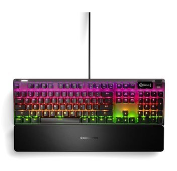 Steelseries Türkçe Q RGB 104 Tuşlu Red Kablolu Siyah Mekanik Gaming Klavye
