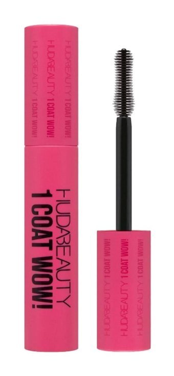 Huda Beauty 1 Coat Wow! Hacim ve Uzunluk Veren Lifting Etkili Siyah Maskara