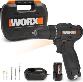 Worx WX121 12 V 2 Ah Kömürsüz Darbeli Çift Akülü Vidalama Makinesi