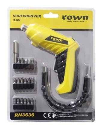 Rown RN3636 3.6 V 1.3 Ah Kömürsüz Akülü Vidalama Makinesi
