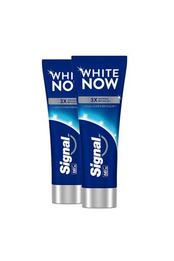 Signal White Now Original Naneli Florürlü Diş Macunu 2x75 ml