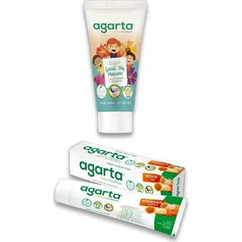 Agarta Misvak Özlü Organik Florürsüz Çocuk Diş Macunu 75 ml