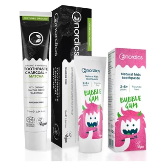 TheLifeCo Nordics Matcha Organik Florürsüz Diş Macunu 75 ml