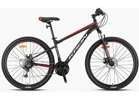 Kron Vortex 4.0 27.5 Jant 21 Vites Dağ Bisikleti Gri-Kırmızı-Siyah 16' 26Mtb