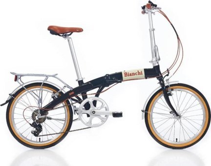 Bianchi New Vintage Folding 26 Jant 21 Vites Katlanır Şehir / Tur Bisikleti Siyah-Gri-Kahverengi